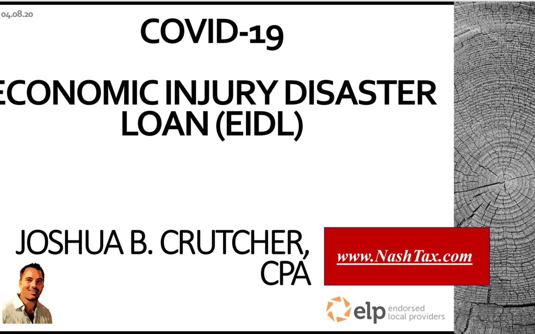 VIDEO – Economic Injury Disaster Loan (EIDL)